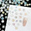 1Set Assorted White Iridescently Snowflake Nail Art Accessories 6