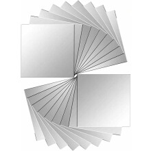 Feuilles de miroir flexibles pour une décoration créative, miroir réfléchissant de sécurité sans verre avec une réflexion claire, miroirs de