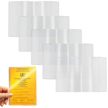 Journey Guardian: Rivefast, transparent pascover, ID-kortorganisator, afrundede hjørner, foldbar uden folder, flammehæmmende, ideel til