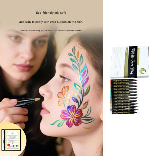 Party Temporary Body Painting Pen Quickly dry Application-12 1