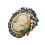 Broche de style vintage ornée avec une illustration complexe-5 1