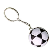 Porte-clés robuste sur le thème du-football cinq étoiles
