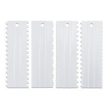 Innovatieve taartdecoratietools, verstelbare taartschraper voor moeiteloze taartafwerking, bakgereedschap van voedselveilig plastic, plastic