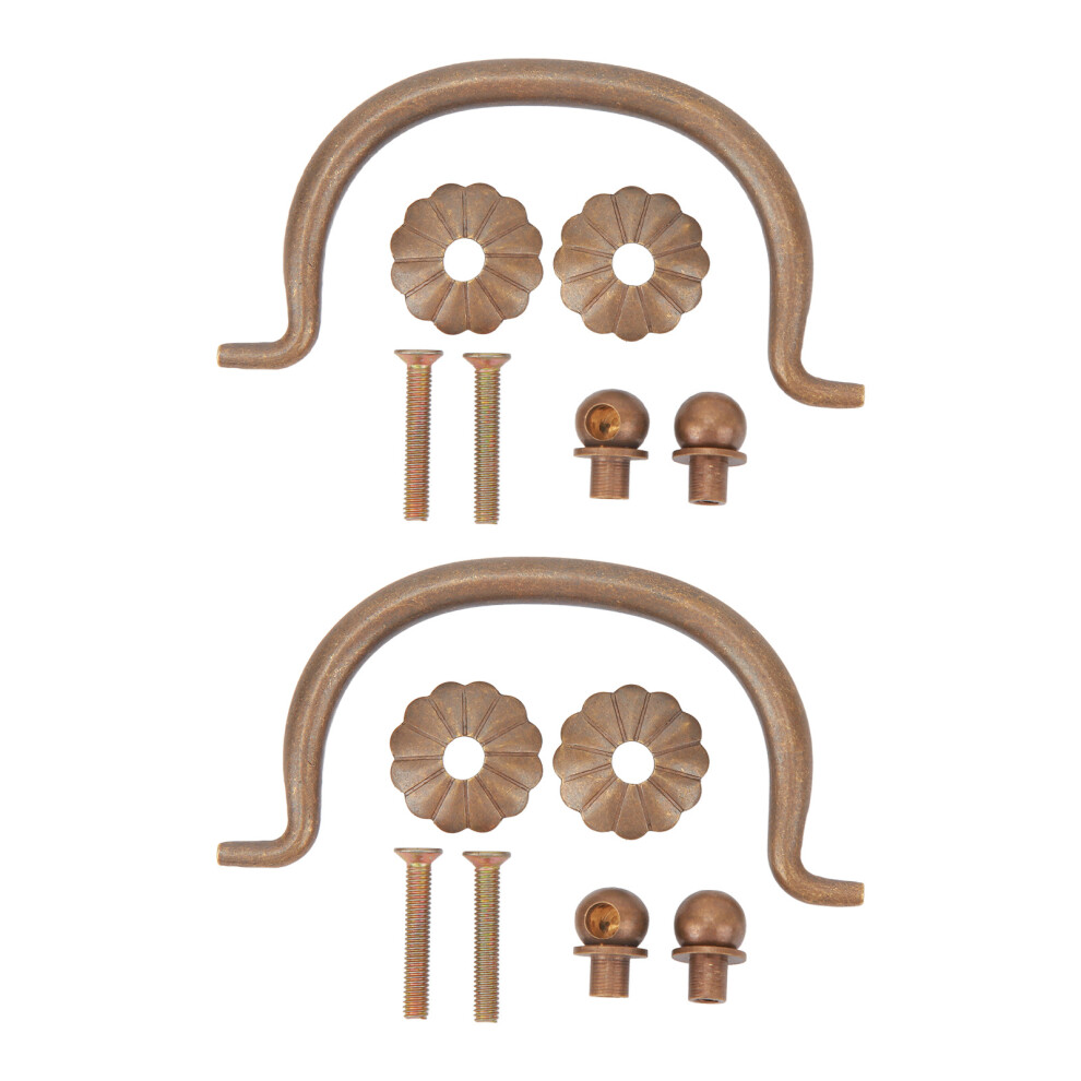 Smooth Surface Brass Drawer Knobs With Easy Installation And Retro Style Design Enhancing Home Decoration And Providing Chic Feeling 9198585859722