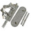 DIY Backpack Sewing Kit With Pre Cut PU Leather Knitting-grey 1