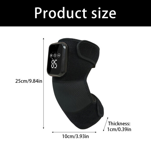 Heating Knee Support Straps for Sports Elderly-Gray 1 2