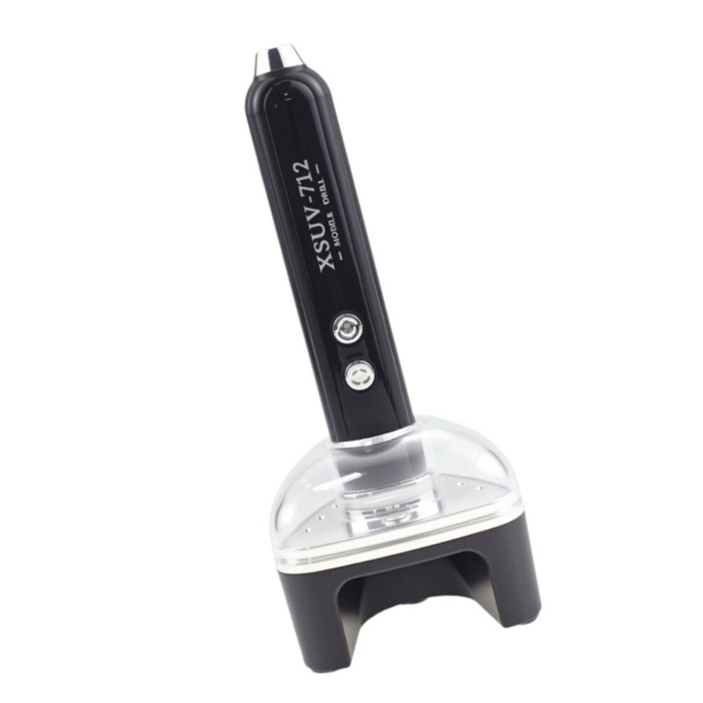 Black Studio Grade Electric Unguis Pruner 35000Rpm Speed Usb