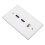 Οργάνωση καλωδίων Plug & Play, Ψηφιακή οπτική βάση τοίχου με CAT6Ethernet Keystone, Ομοαξονική 8