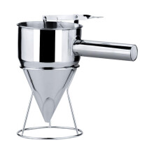 Pancake Batter Dispenser Stainless Steel With Squeeze Funnel Multi Caliber L8mm Handle 1 Set