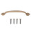 Rust Resistant Copper Cabinet Handle Arch Design Vintage Style Wardrobe Drawer Pull Eco Conscious Hardware Includes Mounting Screws Unique Shape 1