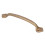 Rust Resistant Copper Cabinet Handle Arch Design Vintage Style Wardrobe Drawer Pull Eco Conscious Hardware Includes Mounting Screws Unique Shape 4