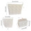 Simple Design Quilted Shell Makeup Bag Lightweight For-large 4