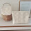 Simple Design Quilted Shell Makeup Bag Lightweight For-large 6