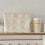 Simple Design Quilted Shell Makeup Bag Lightweight For-large 5
