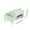 Ruimtebesparende bureautissuehouder-dispenserbox met-Wit 4
