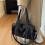 Womens PU Leather Bag With Multiple Pockets Shoulder Bag-Gray 2