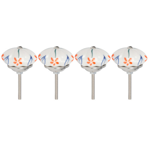Easy to Install Cabinet Knobs, Long-Lasting Ceramic Drawer Pulls with Artistic Design, Durable Handmade Hardware Featuring Premium Rust-Free Component