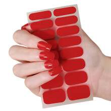 1Set Customizable Waterproof Nail Decals with Nail File-ZE0953