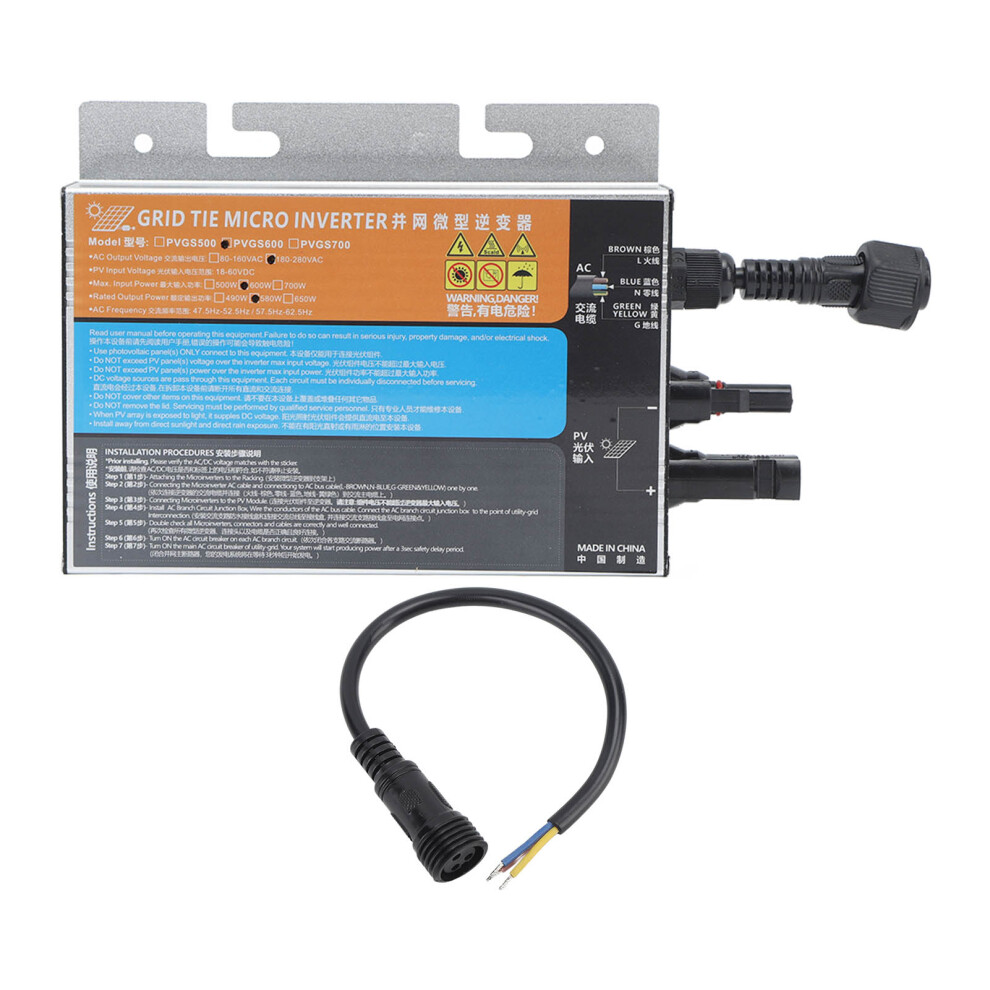Cooling Without Fan Islanding Protection Grid Tie Micro Inverter Solar Microinverter Dc To Ac Conversion Voltage Monitoring High Current Proof Over He 9198585860186