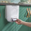 Multi-Space Utility Container, Superior Material Easy Installation Large Capacity Wall-Mountable Compost Bin, Green 1PC 7