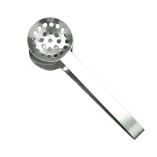 Solution d'infusion facile, cuillère-pince à sachet de thé, poignée ergonomique pour une infusion pratique, argenté, 1 pièce