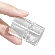 Mini Transparent Silicone Nail Stamp Tool For-Transparent color