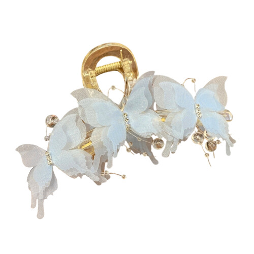 Multipurpose Butterfly Hair Clip For Creative Styling-Blue