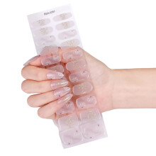 Waterproof Gel Nail Stickers Decals With Strong Adhesive ABS-57