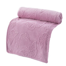 Couverture Ă jet doux au toucher,-Monet violet Style 2