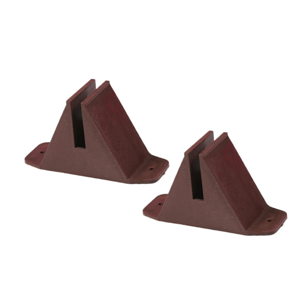 Garden Fence Bases 2Pack Durable Plastic Support Stakes For Garden Trellis, Privacy And Stability 9323874377018