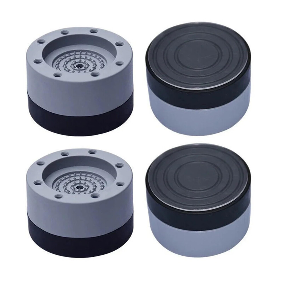 Anti Vibration Feet Pads For Washing Machines Dryers Refrigerators Rubber Nonslip Universal Base 4 Pcs 9339159615409
