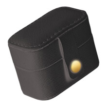 Mini-sieradenorganizer met fluwelen binnenopbergdoos voor-Zwart