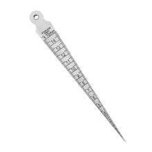 115mm Taper Ruler Stainless Steel Gap Hole Tool, DoubleSided Wedge Aperture Scale, Feeler Gauges Filler Gauge, 2mm