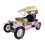 Vintage-Automodell aus farbigem Eisen, klassisches-Rosa 1