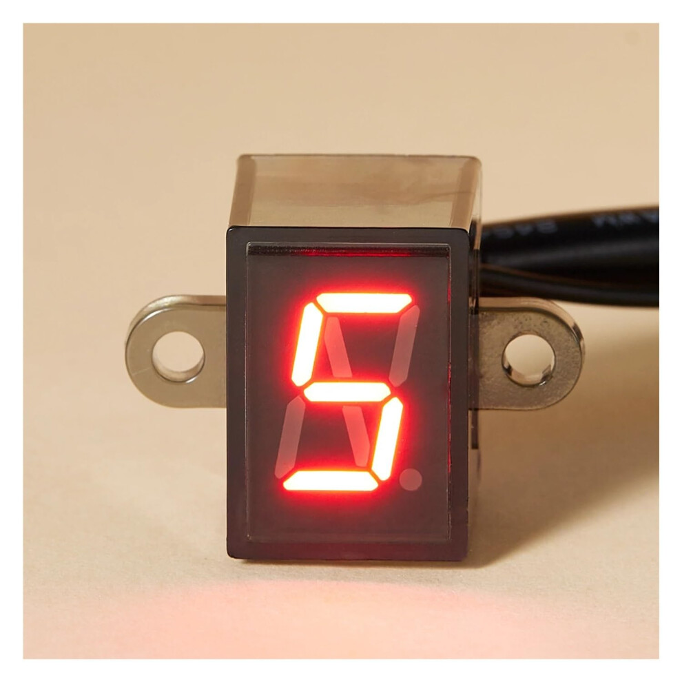 Universal Motorcycle Gear Indicator Digital Led Display With Speed Stable Readout 9323874376820