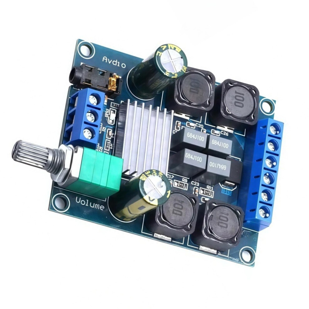 50Wx2 Auditory Power Amplifier Board Double Channel For Speakers Home Entertainment Outdoor Sound Systems 9323874377339