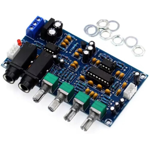 Dual AC12 Microphone Amplifier Board 2Channel Digital Karaoke Reverberation Module For Karaoke Systems 2