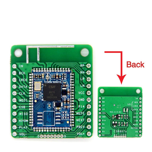 APTXHD Lossless BluetoothCompatible Audio Amplifier Module Receiver Red Ref: 4326 2