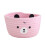 Lovely Pattern Cotton Rope Handwoven Storage Basket-Pink bear 1