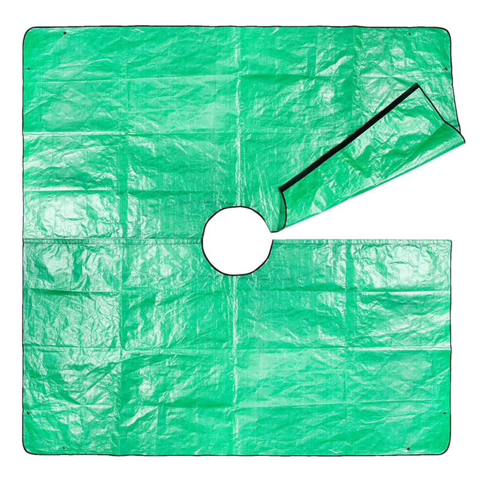 Pruning Tarp 12Inch Central Hole Waterproof Garden Mat With Corner Buckle Bush Shrub Tree Pruning Seat Leaf Collector 9105992740420
