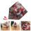 Santa Pattern Table Runner Tablecloth for Christmas Home &-Red 2