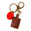 Eye Catching Simulated Juice Bottle Keychain Pendant Designed-B 1