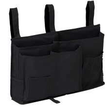 Bedside Caddy Oxford Cloth Bedside Storage Caddy MultiPocket Hanging Bed Organizer 3 Straps Dorm Bunk Bed Accessories