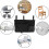 Bedside Caddy Oxford Cloth Bedside Storage Caddy MultiPocket Hanging Bed Organizer 3 Straps Dorm Bunk Bed Accessories 2