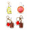 Eye Catching Simulated Juice Bottle Keychain Pendant Designed-B 4