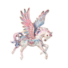 2026 Chinese Zodiacal Horse Brooch Animal Theme Badge Pin-Pink