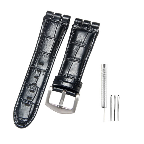 Seamless Fit Replacement-black steel buckle 23mm with tools