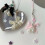 Practical Unique Designs Pearls Bowknot Keychain Suitable-White 5