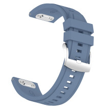 Silikon-Uhrenarmbänder im Multi-Loch-Design, 22 mm,-Blau