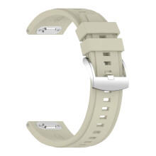 Stilvolle 22 mm weiche Silikon-Uhrenarmbänder mit-Grau